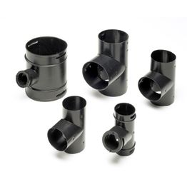 Salaojaputken t-liitos Meltex ø160/160 mm