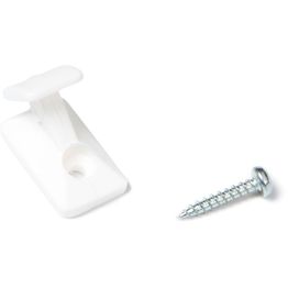 Sälekaihtimen narun pidin perinteinen kaihdinmalli 5 kpl valkoinen