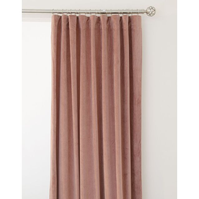 Samettiverho Hasta Ljuva, vanharoosa, 134x250cm