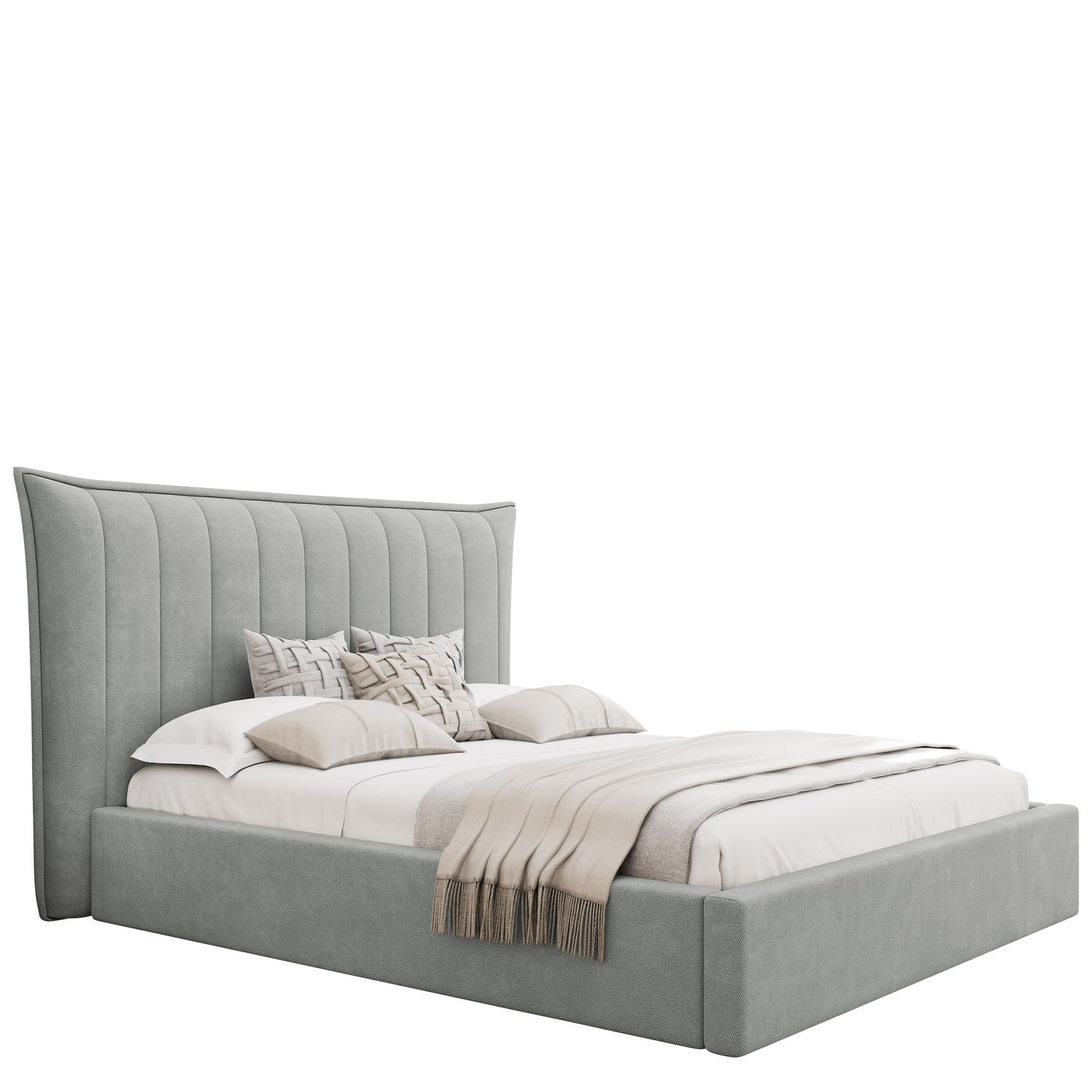 Sänky LILKUS 180x200, vaaleanharmaa (9605)