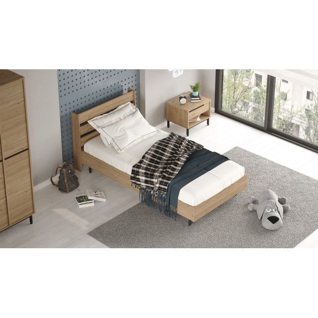 Sänky Linento Furniture On13, pähkinäpuu