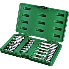 Bitsihylsysarja Sata 1/4"+1/2" TX+PH+ura 18 osaa rasiassa