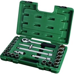 Hylsysarja Sata 1/2" 12-K 24 osaa rasiassa