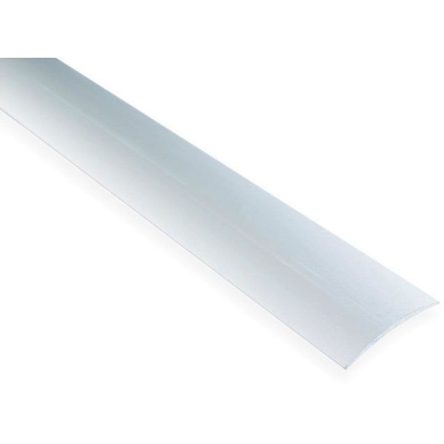 Saumalista Maler sileä 5x40x2000mm alumiini tarra valkoinen maalattu