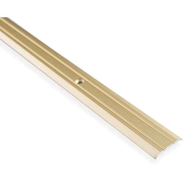 Saumalista Maler uritettu 3,5x25x1000mm alumiini ruuvi kulta anodisoitu