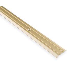 Saumalista Maler uritettu 3,5x25x2000mm alumiini ruuvi kulta anodisoitu