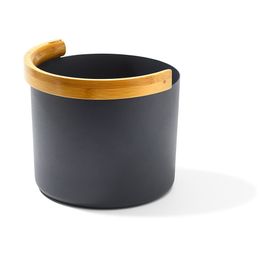 Saunakiulu 2 Kolo musta alumiini bambu