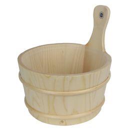 Saunakiulu Opa Lumo vaalea puu/muovi