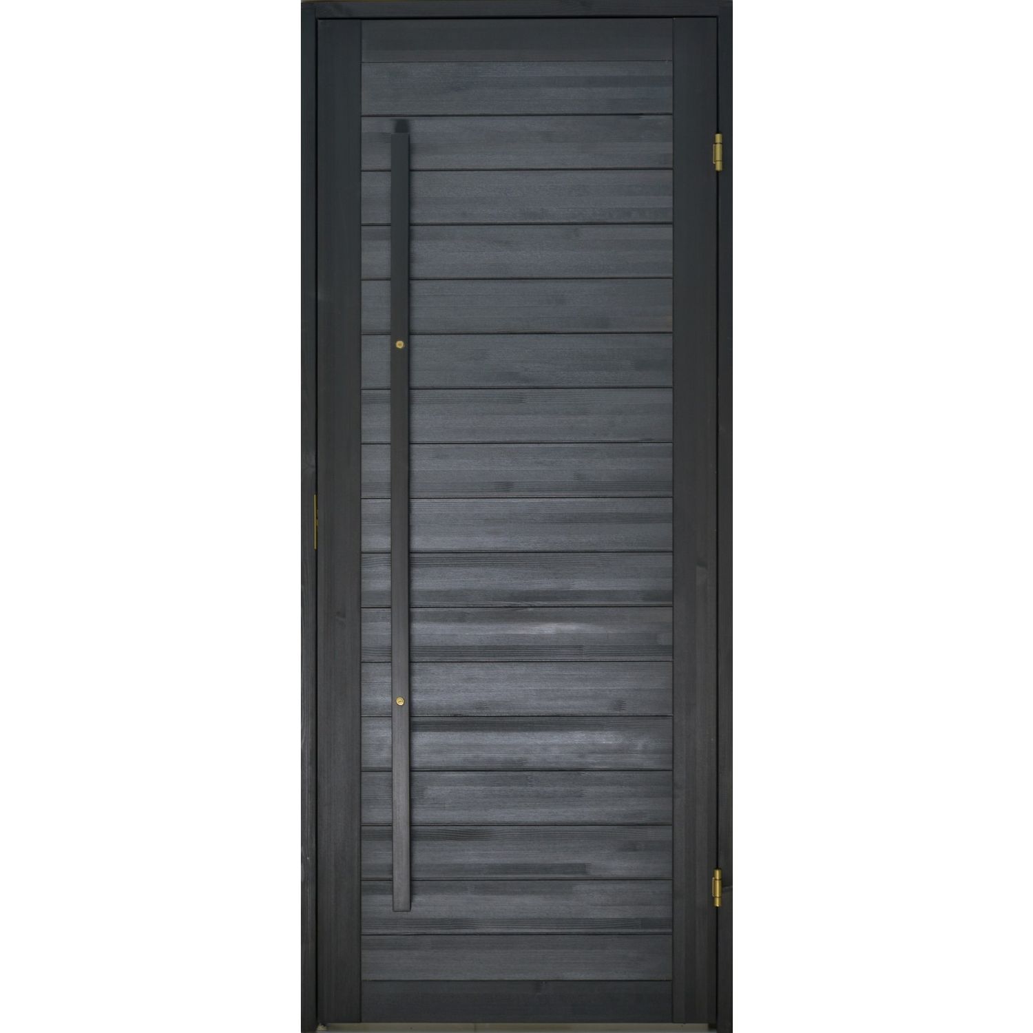 Saunan ovi Prosauna Hiili 9x19 mänty musta