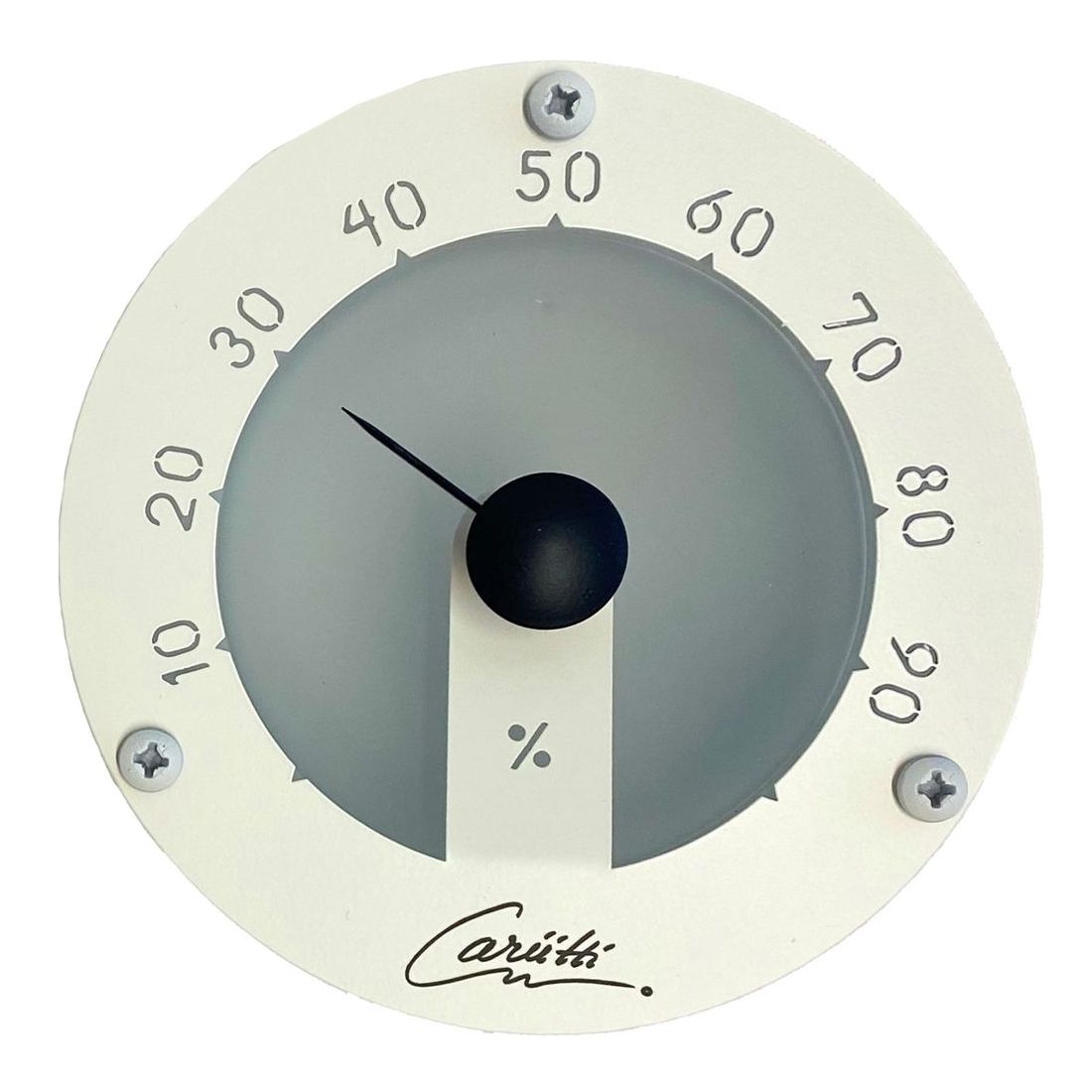 Saunan kosteusmittari Cariitti valkoinen