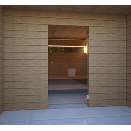 Saunan lasiovi Vihtan 18 kirkas