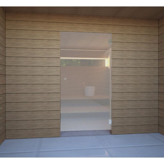 Saunan lasiseinä Vihtan 14 ovi satiini