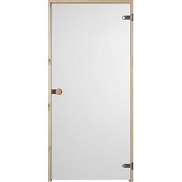 Saunanovisetti Swedoor Sauna Satiini silkkipainettu valkoinen