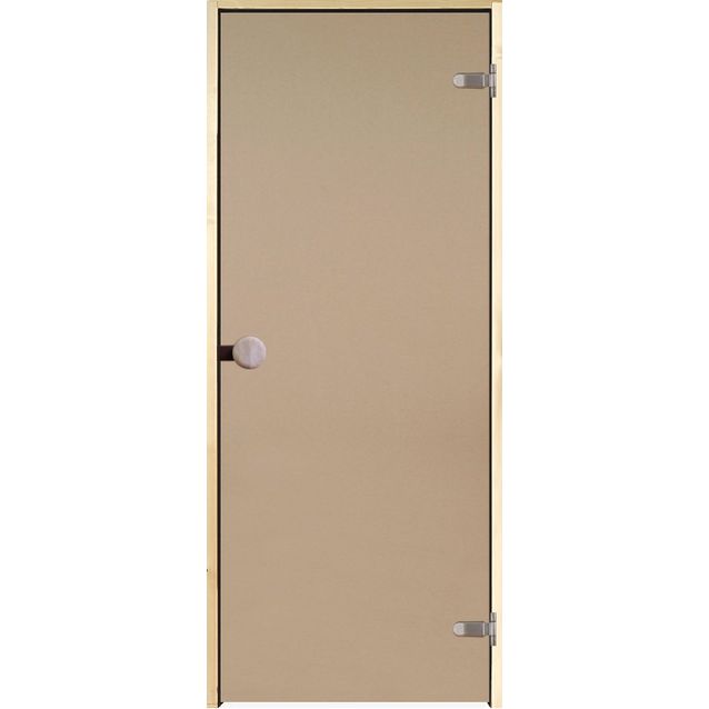 Saunan ovi kokolasi 8x19 mäntykarmi Wicco