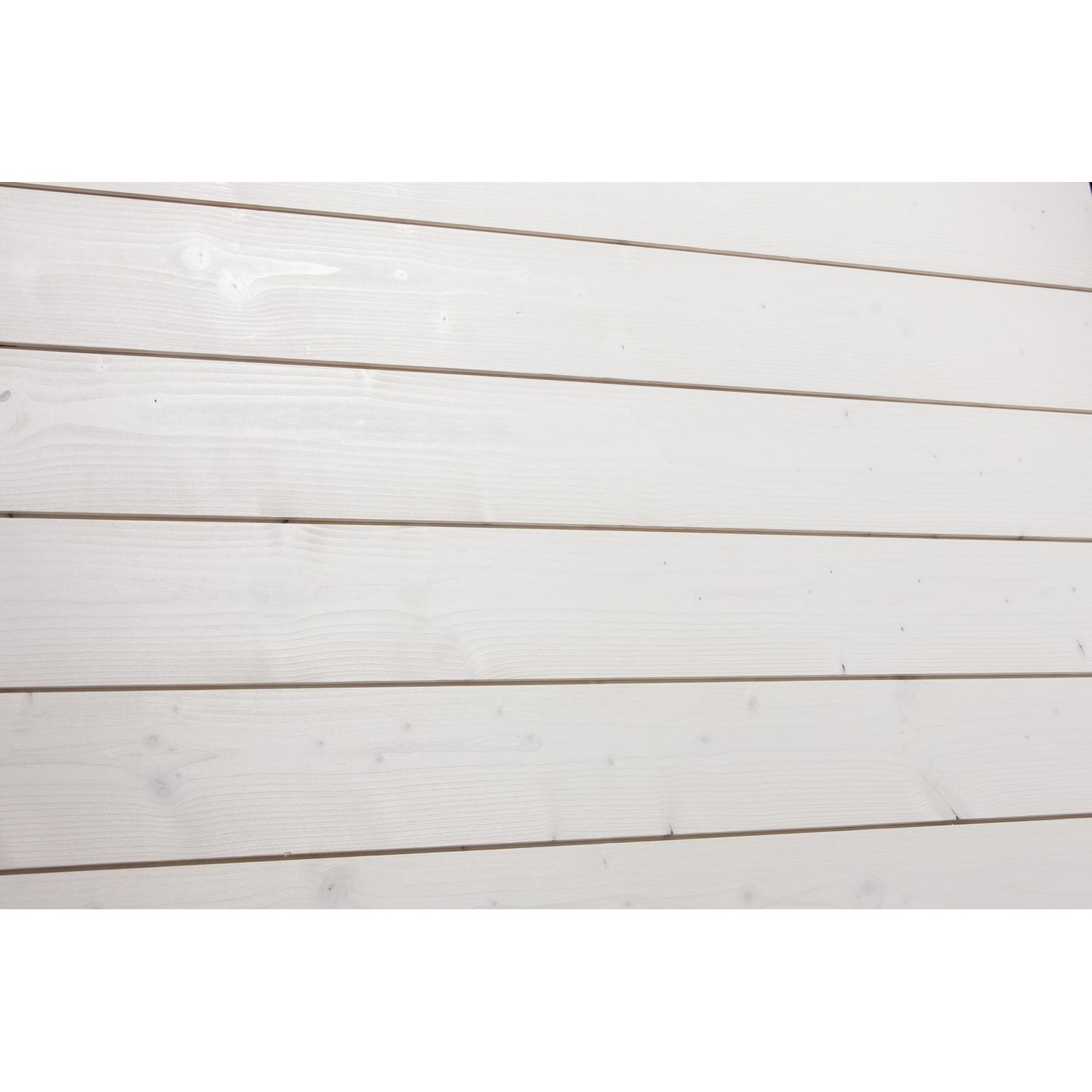 Saunapaneeli Aure Kuusi STS/V PN 14x120x2370 mm kuultovalkoinen saunasuoja