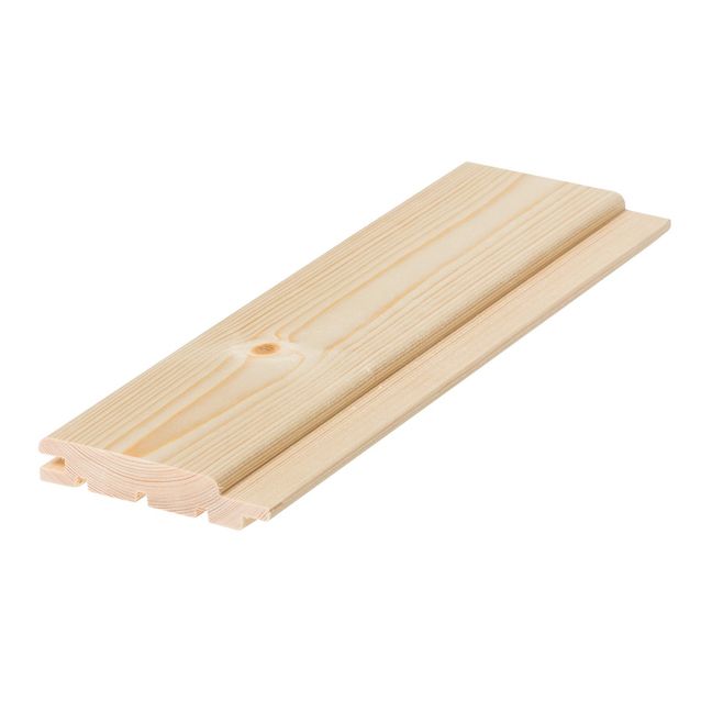 Saunapaneeli Cent STP, 15x95mm, kuusi, käsittelemätön, eri pituuksia