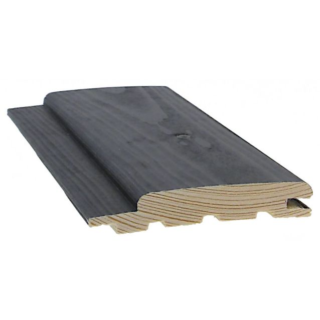 Saunapaneeli Cent 15x95x2400 mm STP kuusi kuultava musta