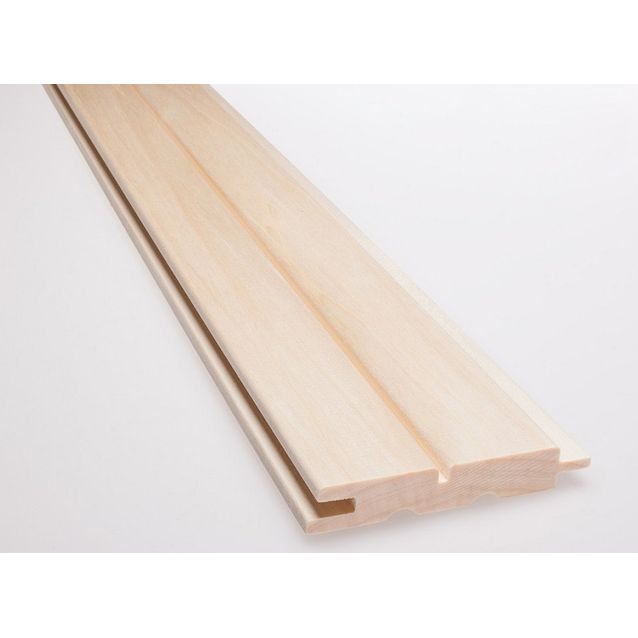 Saunapaneeli Karava Kallio 1-valeura 15x90x3000 mm haapa