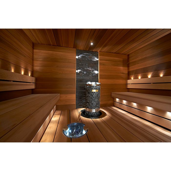 Saunapaneeli Sun Sauna STS 15x145x2400mm lämpökäsitelty magnolia lisäkuva