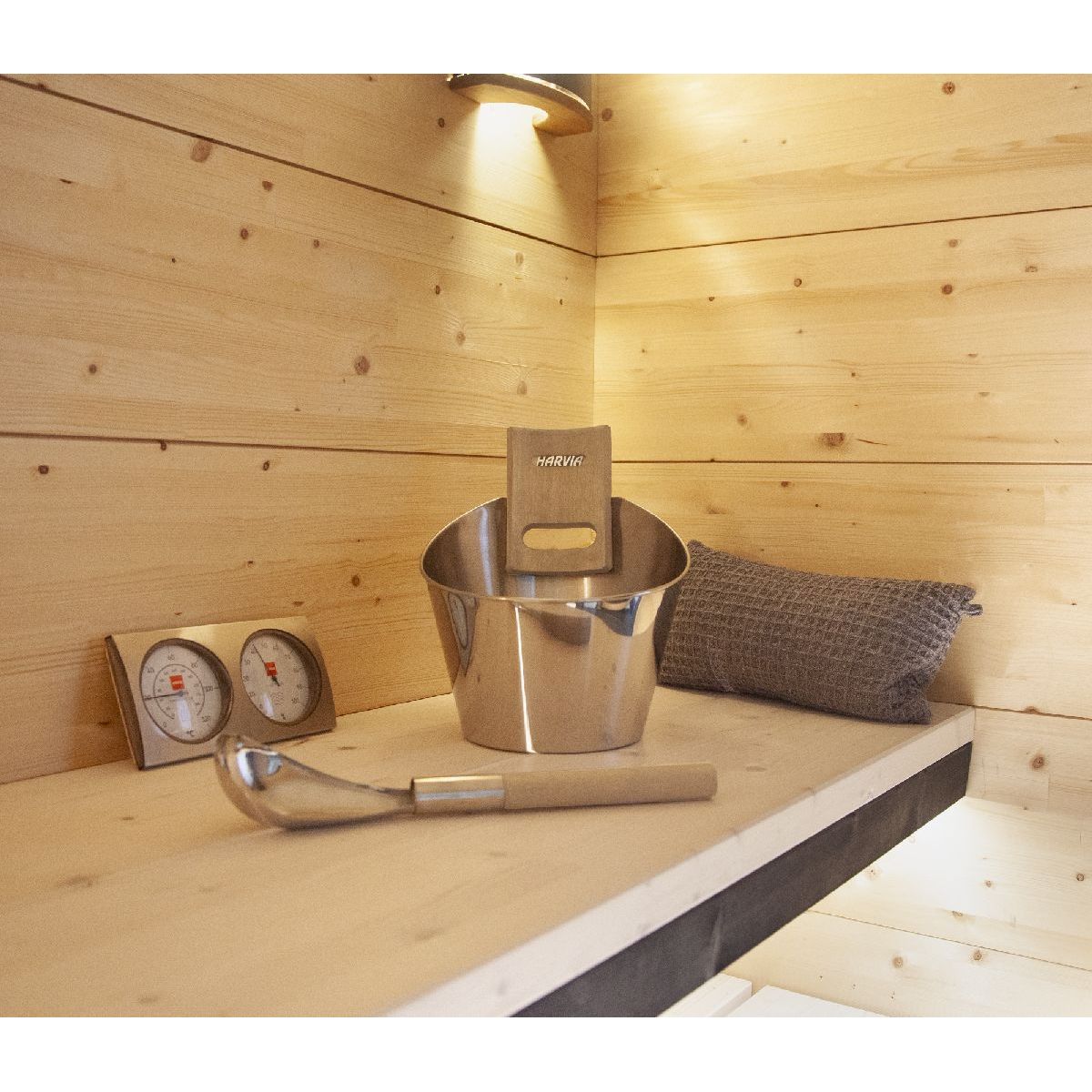 Saunatarvikesetti Harvia SA006 ruostumaton teräs lisäkuva 4