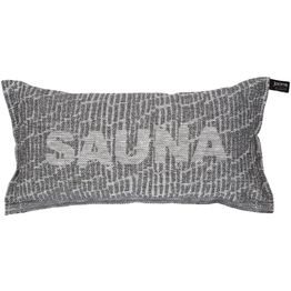 Saunatyyny Jokipiin Pellava Saunatikut 22x40 cm valkoinen/musta