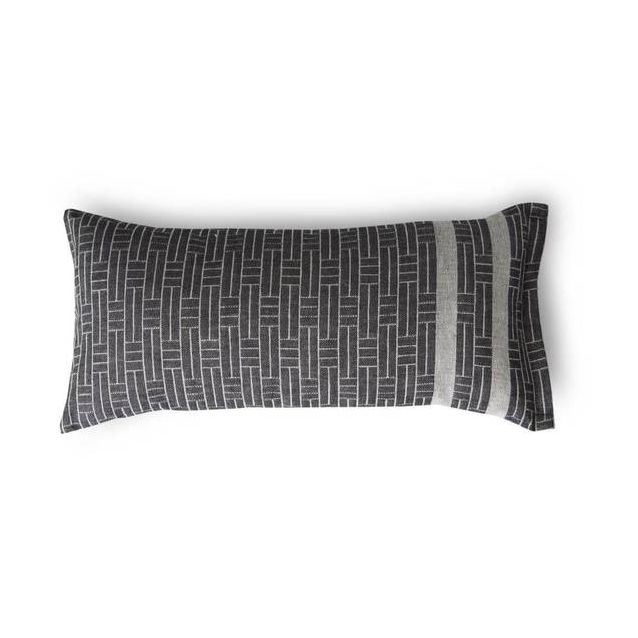 Saunatyyny Finlayson Tamminiemi 25x50 cm musta/pellava