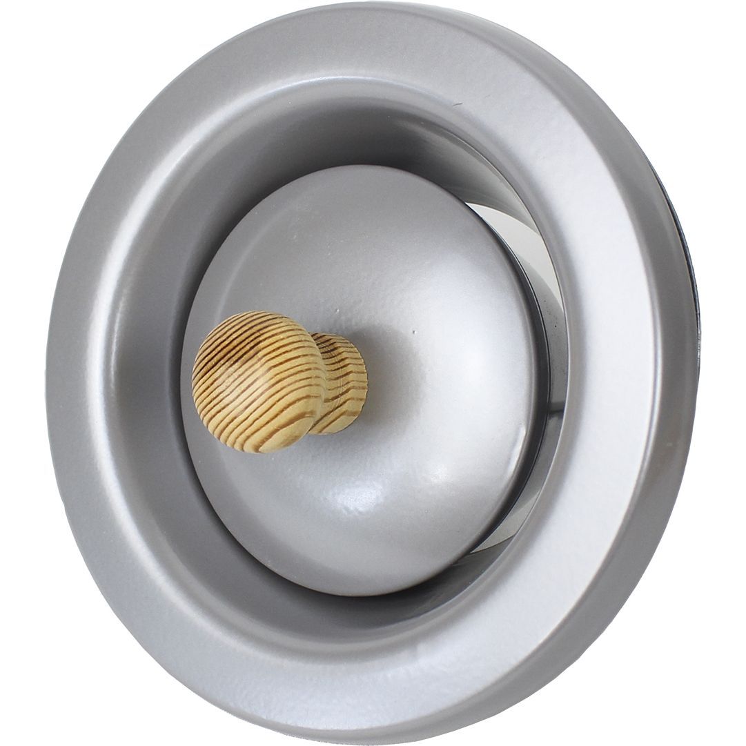 Saunan poistoilmaventtiili Pisla 280 Ø 100 mm harmaa