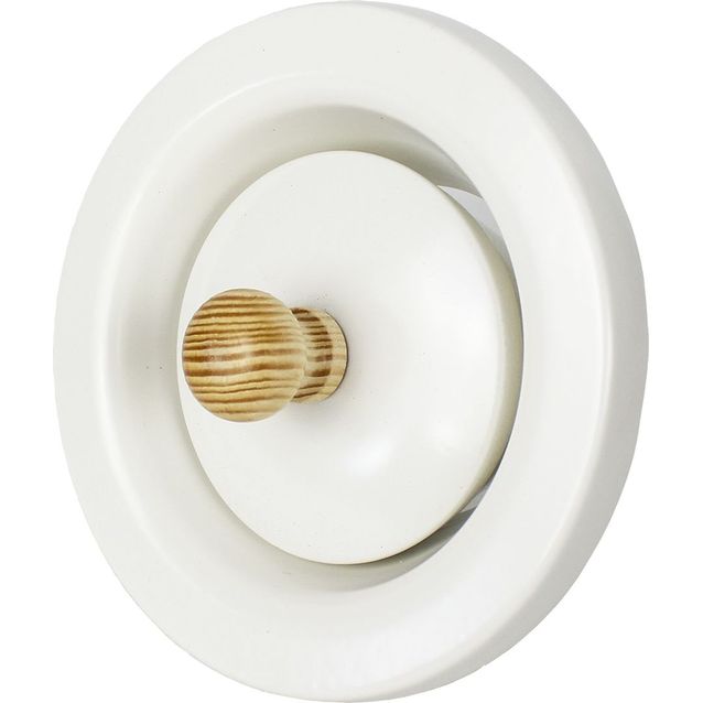 Saunaventtiili Pisla 280, Ø100mm, valkoinen