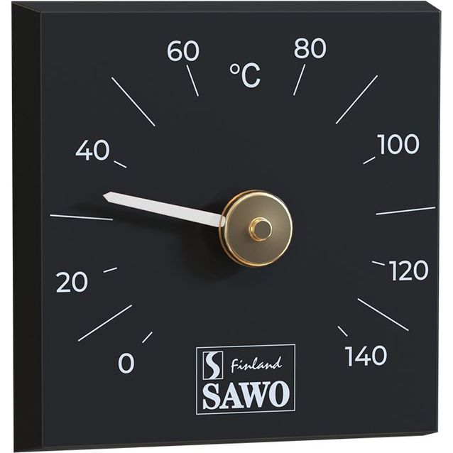 Saunan lämpömittari SAWO Kanto, 116x116x26mm
