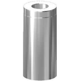 Hormijakso Schiedel Ø 115 mm 500 mm kirkas ruostumaton teräs