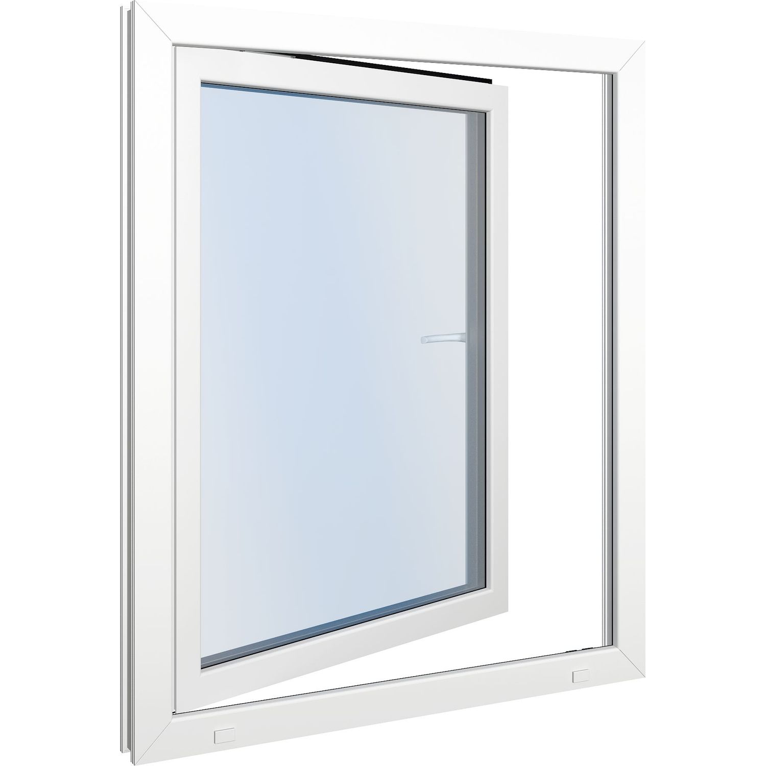 Seicom Classic DK 3K 3-lasinen perusikkuna, PVC, A-malli lisäkuva 1