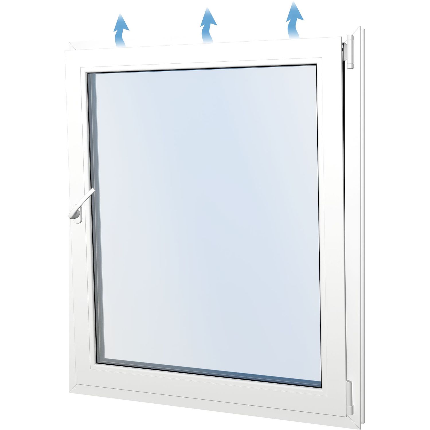 Seicom Classic DK 3K 3-lasinen perusikkuna, PVC, A-malli lisäkuva 4