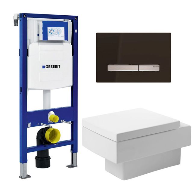 Seinä-WC -paketti Duravit Vero Geberit Duofix 112