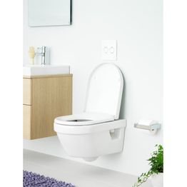WC-istuin Gustavsberg 5G84 Hygienic Flush seinään asennettava Soft close -kannella