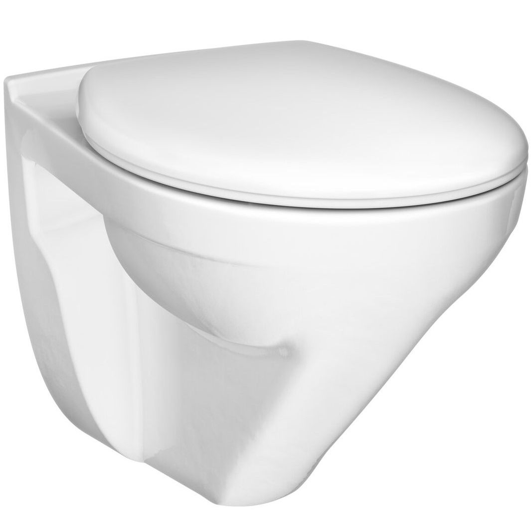 Seinä-WC-istuin Gustavsberg Nordic3 3630, Hygienic Flush, vakioistuinkannella
