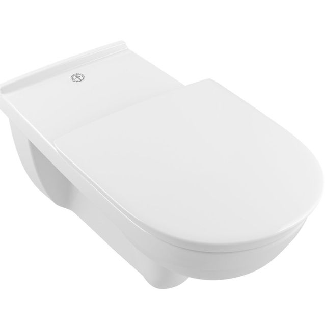 Seinä-WC-istuin Gustavsberg 4G01, pidennetty malli, Hygienic Flush, ilman istuinkantta