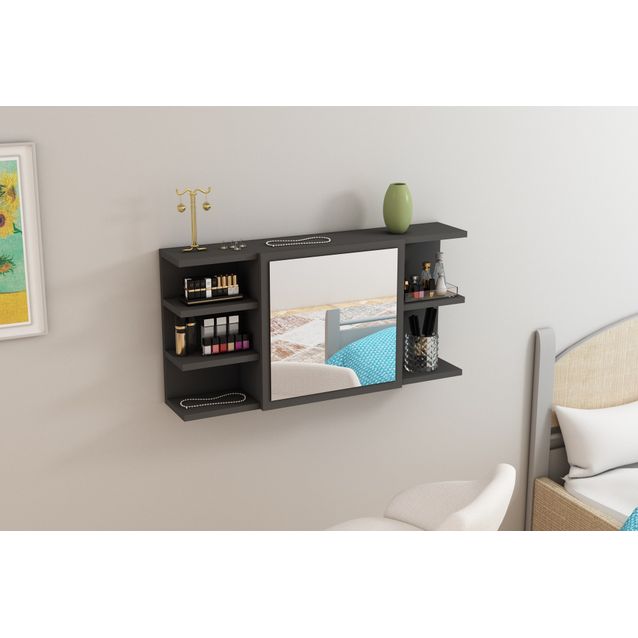 Seinähylly Linento Furniture Marta, antrasiitti