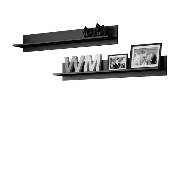 Seinähylly SOHO S-5 2kpl, musta (3052)