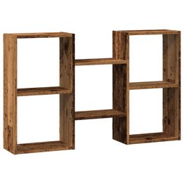 Seinähylly vanha puu 96x18x60 cm tekninen puu (53234)