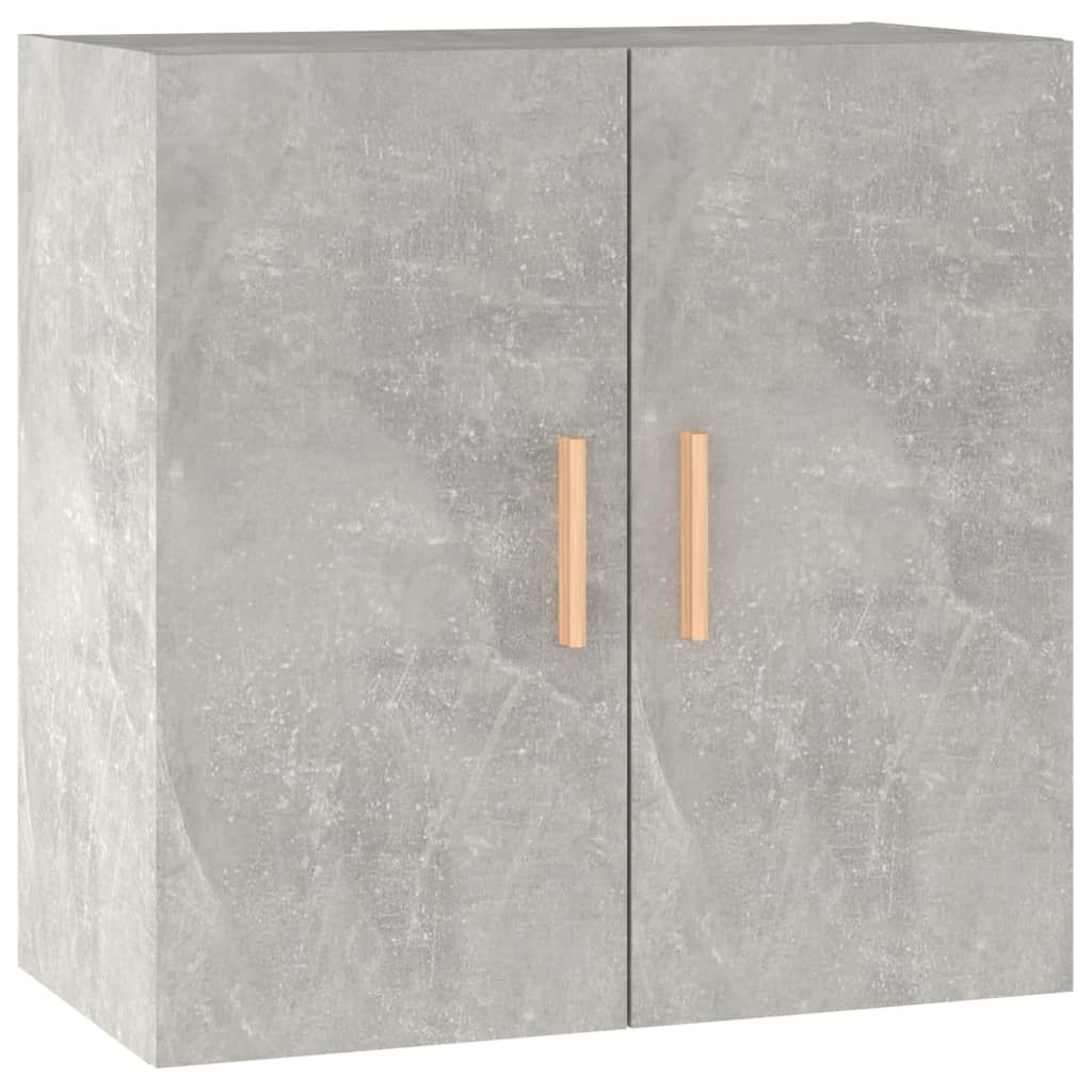 Seinäkaappi betoninharmaa 60x30x60 cm tekninen puu (12892)
