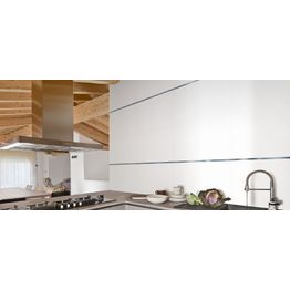 Seinälaatta Kymppi-Lattiat Pure White Matte matta 298x598 mm rektifioitu