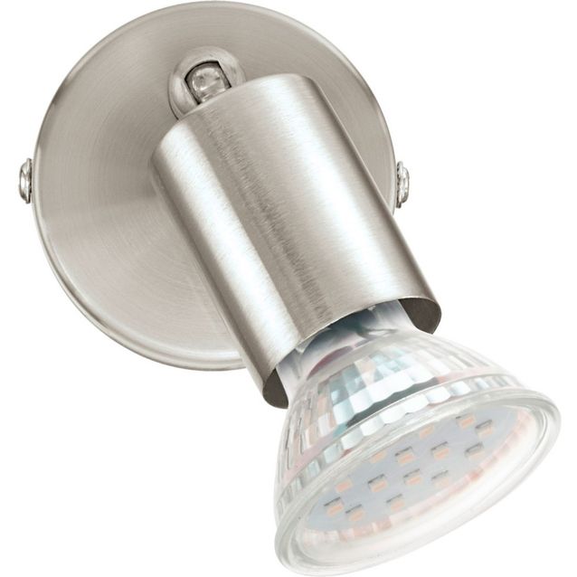 Seinäspotti Buzz Ø 60 mm harjattu teräs