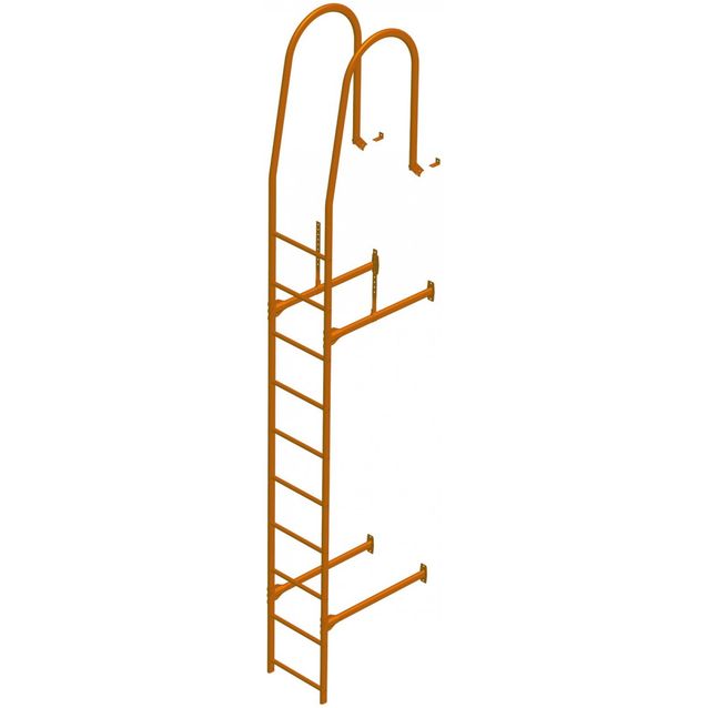 Seinätikkaan asennussarja Benders 1 m Punainen