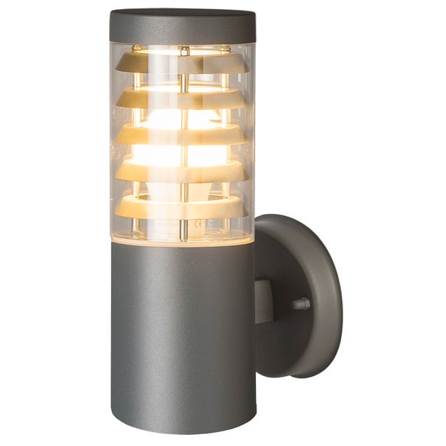 Seinävalaisin Airam Park S max 60W E27 300x100x150 mm IP44 harmaa/kirkas