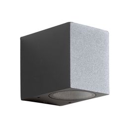 Seinävalaisin Airam Sund, max 11W, GU10, 80x68x93mm, IP44, antrasiitti/kirkas