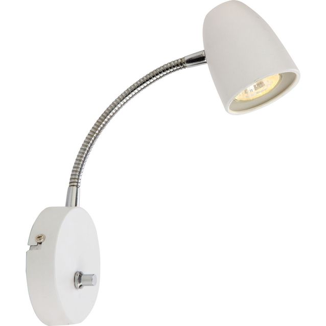 Seinävalaisin Aneta Sandnes Flex himmennettävä valkoinen