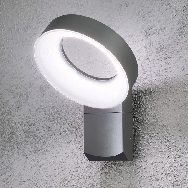 LED-seinävalaisin Asti 7273-370 260x235x355 mm antrasiitti