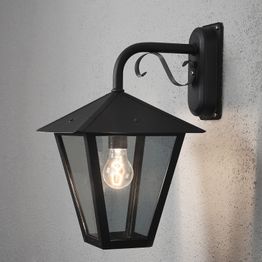 Seinävalaisin Konstsmide Benu 435-750 260x320x430 mm alasuunta musta