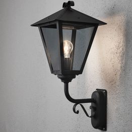 Seinävalaisin Konstsmide Benu 434-750 260x320x610 mm yläsuunta musta