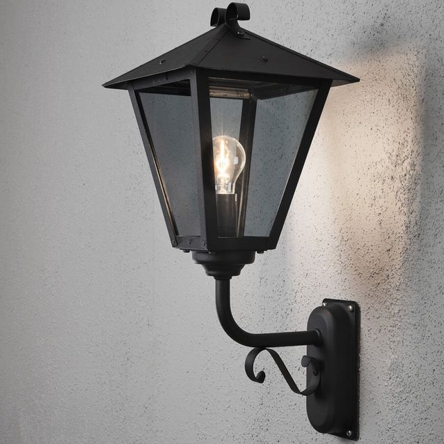 Seinävalaisin Benu 434-750 260x320x610 mm yläsuunta musta